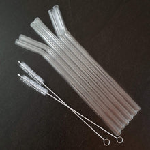 Load image into Gallery viewer, Glass Eco-Straw with Cleaner & Sleeve