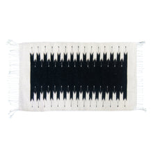 Load image into Gallery viewer, Handmade Southwestern Style Rug. Saw Pattern.